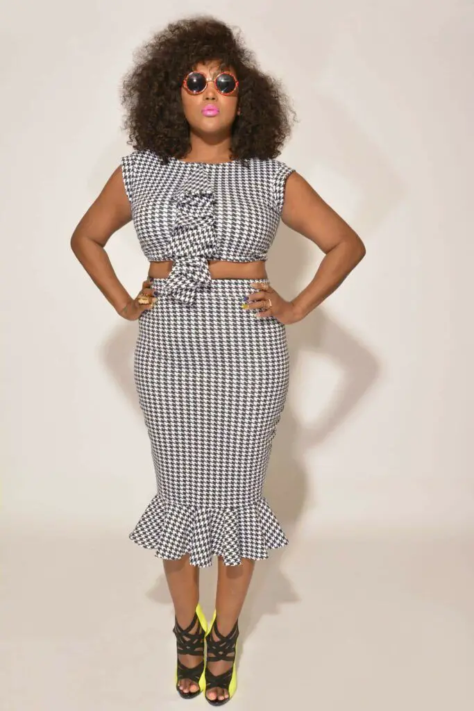 Plus Size Designer Christian Ome’shun: Urbane Chic Collection on TheCurvyFashionista.com