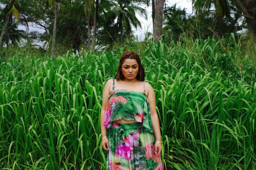 Island Vibes Collection by Plus Size Designer Zelie for She on TheCurvyFashionista.com