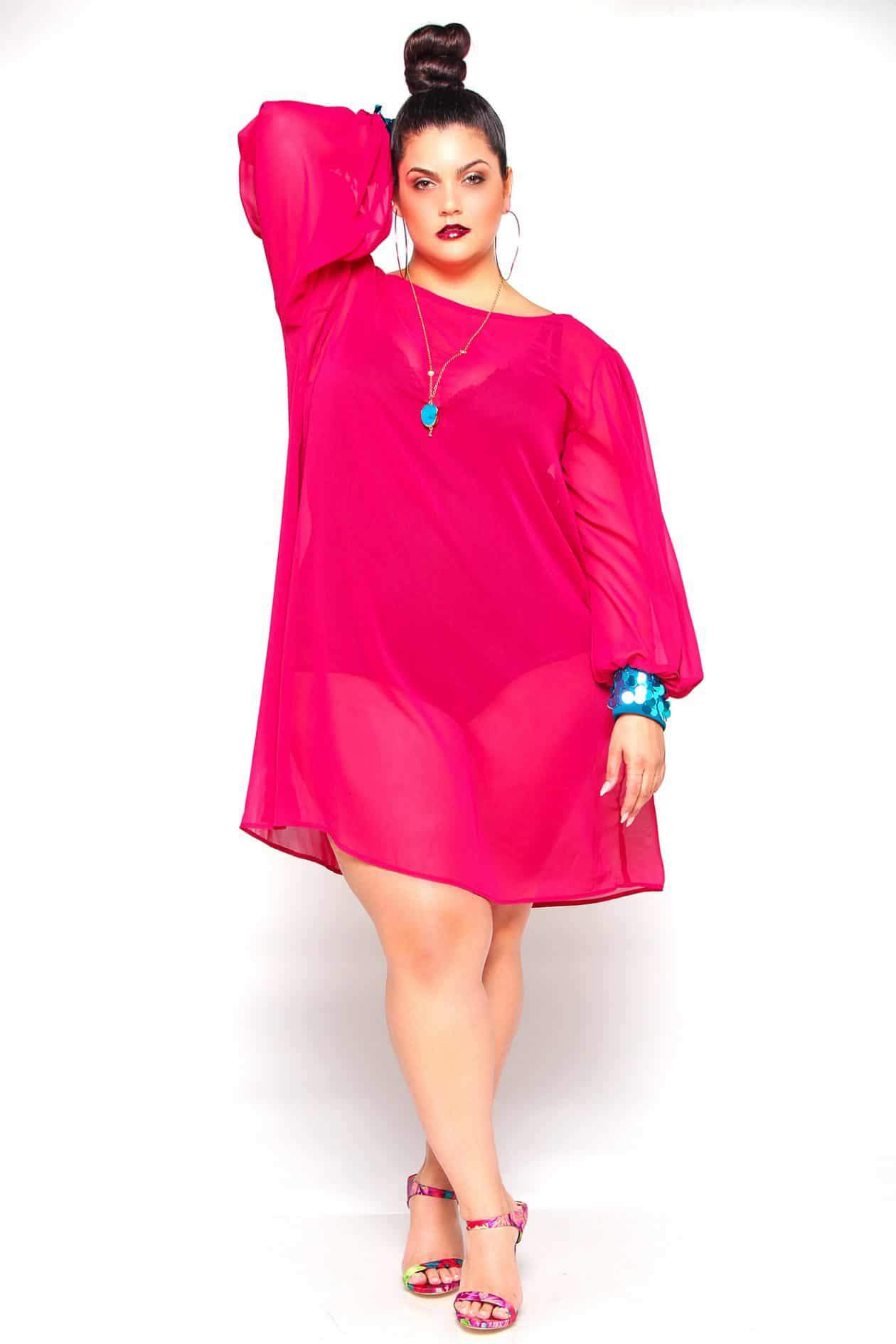 Jibris New Plus Size Poolside Pieces on TheCurvyFashionista.com