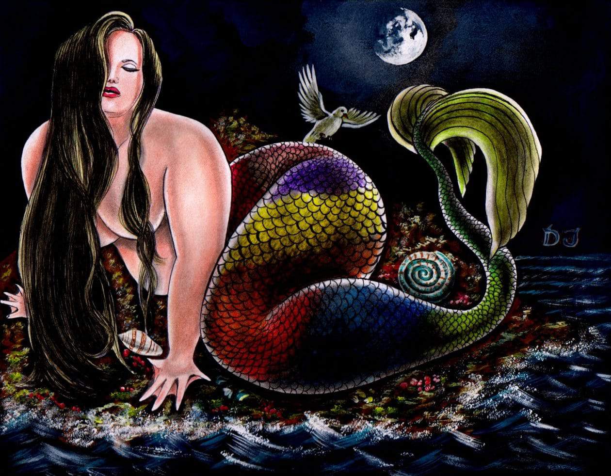 Plus Size Mermaids by D. Jose Maldonado on TheCurvyFashionista.com