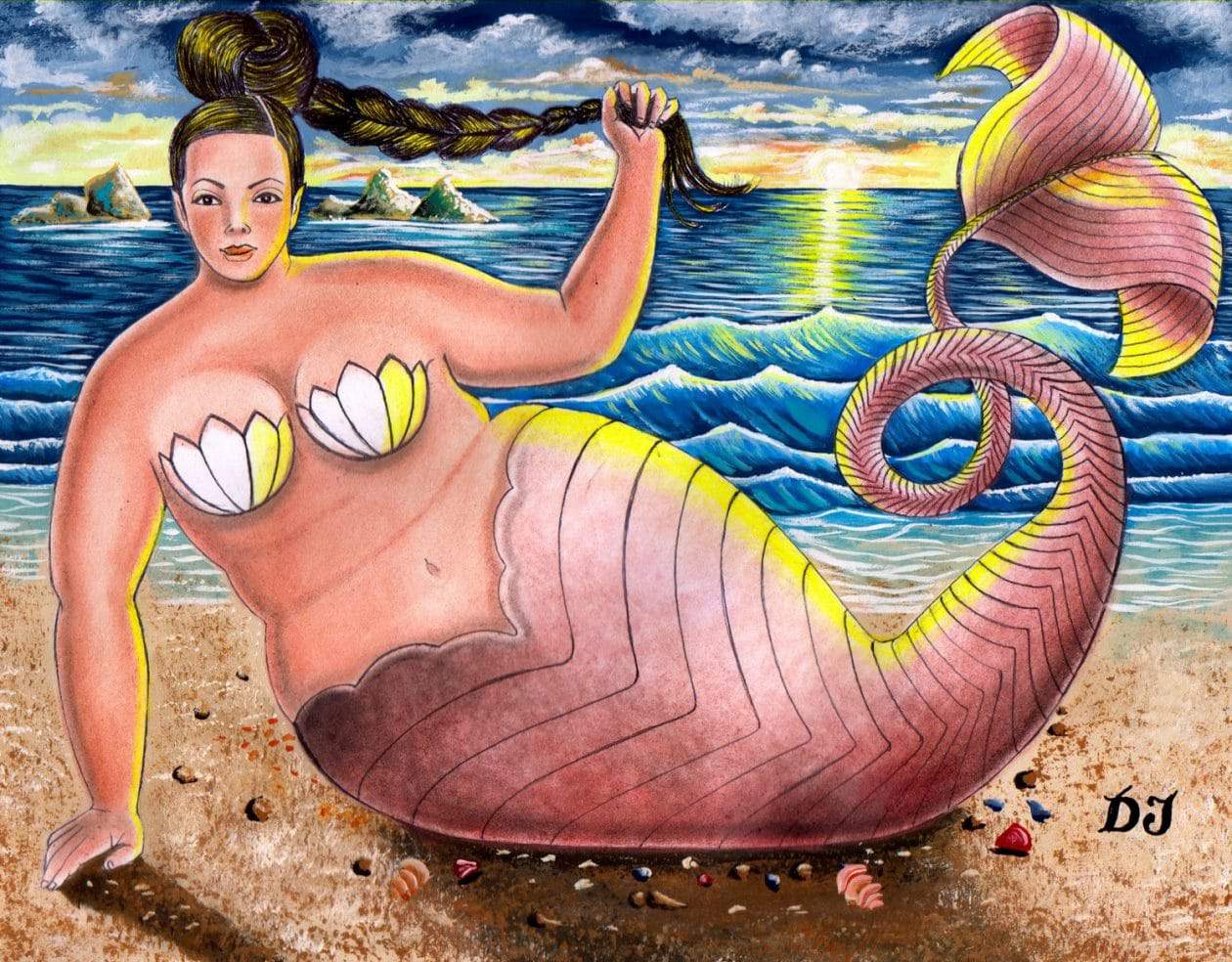 Plus Size Mermaids by D. Jose Maldonado on TheCurvyFashionista.com