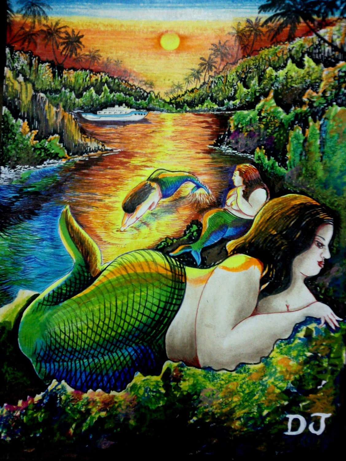 Plus Size Mermaids by D. Jose Maldonado on TheCurvyFashionista.com