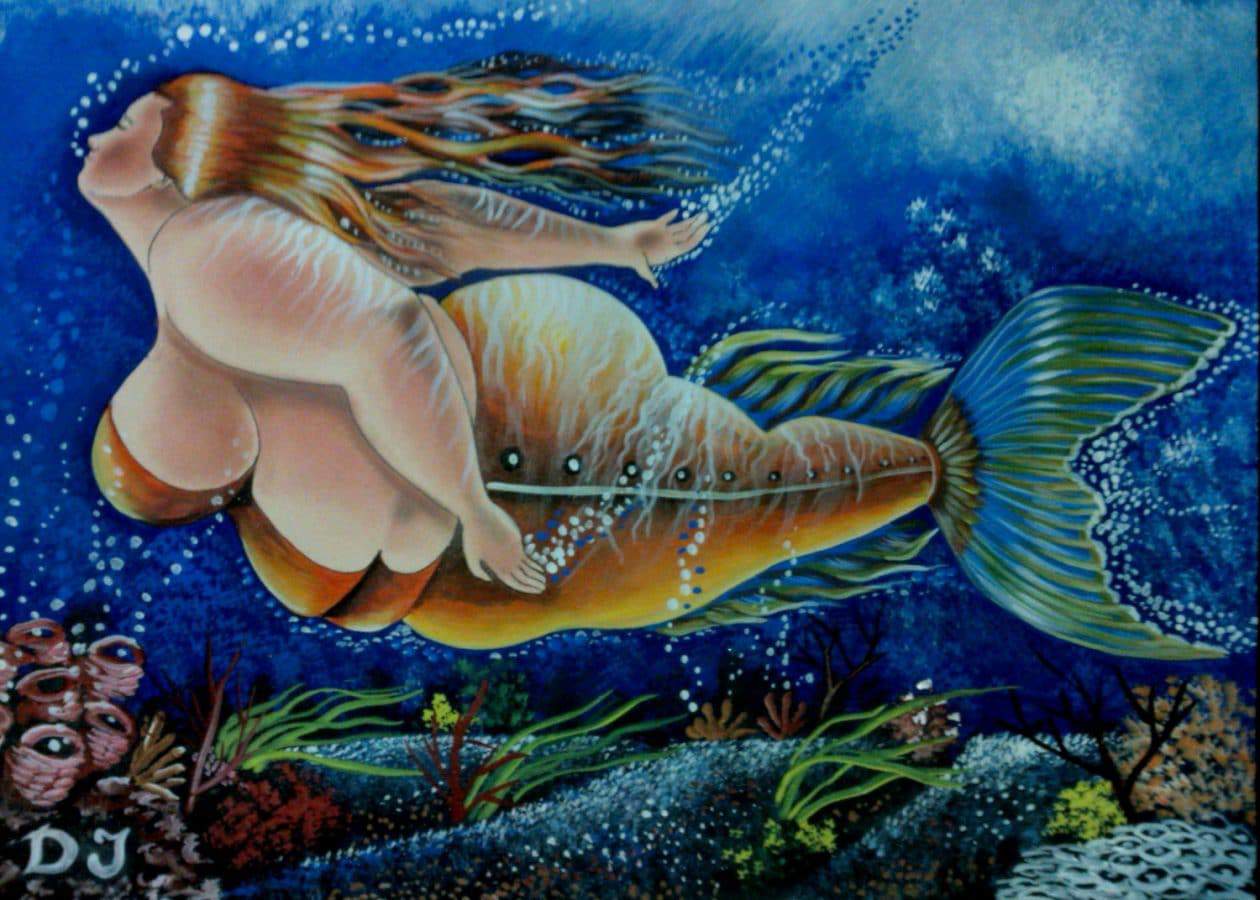 Plus Size Mermaids by D. Jose Maldonado on TheCurvyFashionista.com