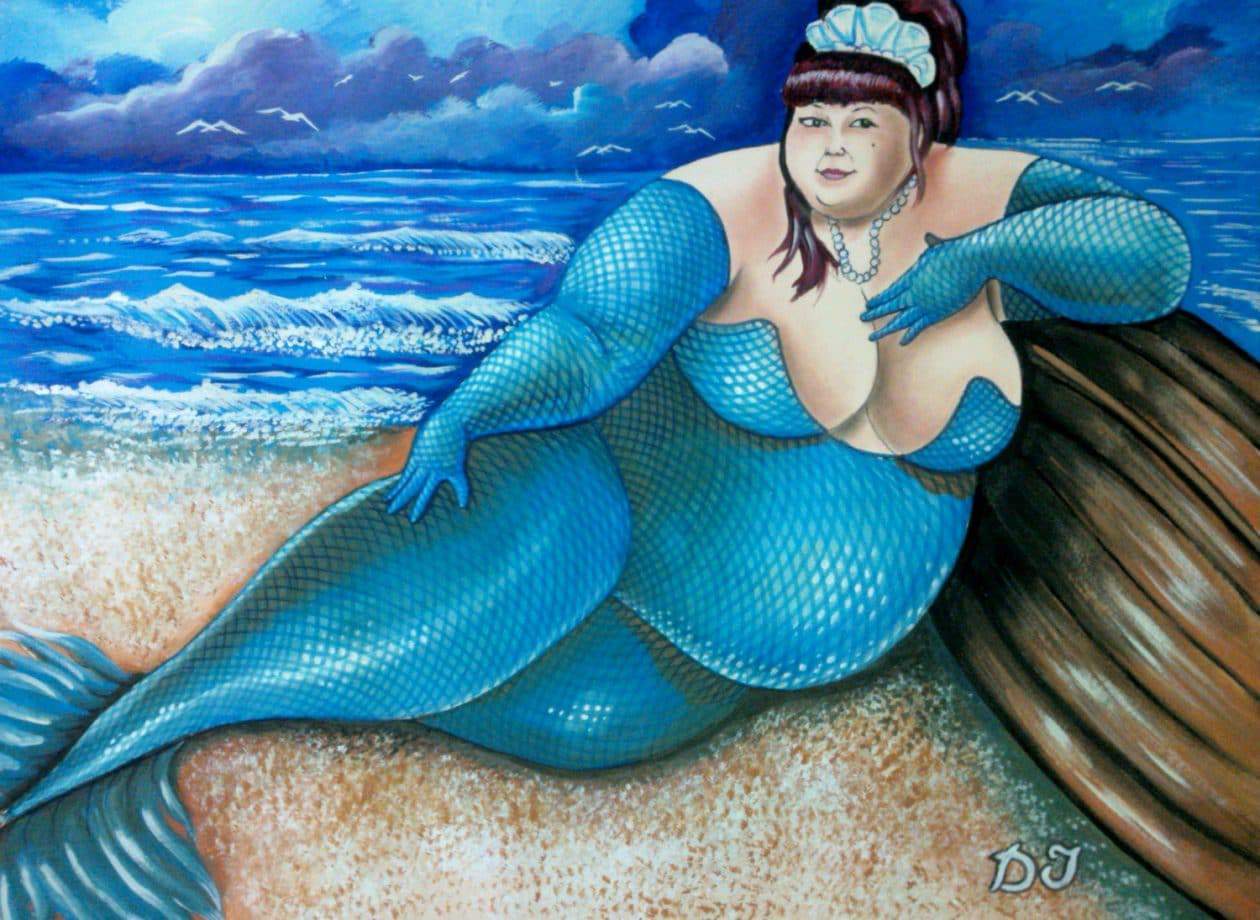 Plus Size Mermaids by D. Jose Maldonado on TheCurvyFashionista.com