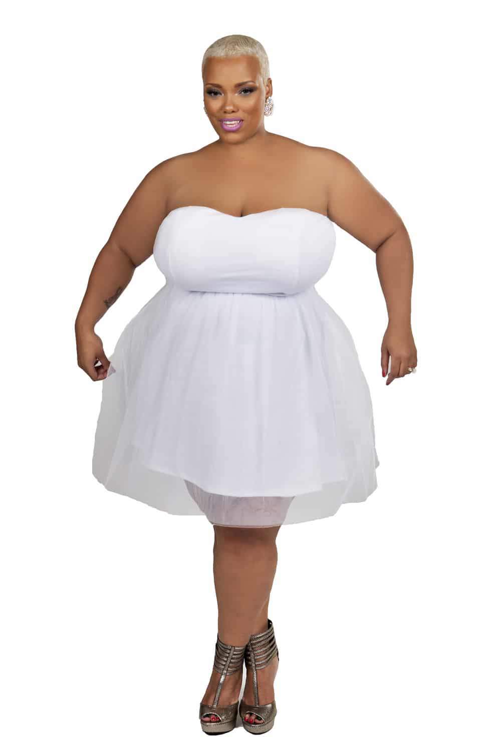 Plus size white hot sale sun dresses