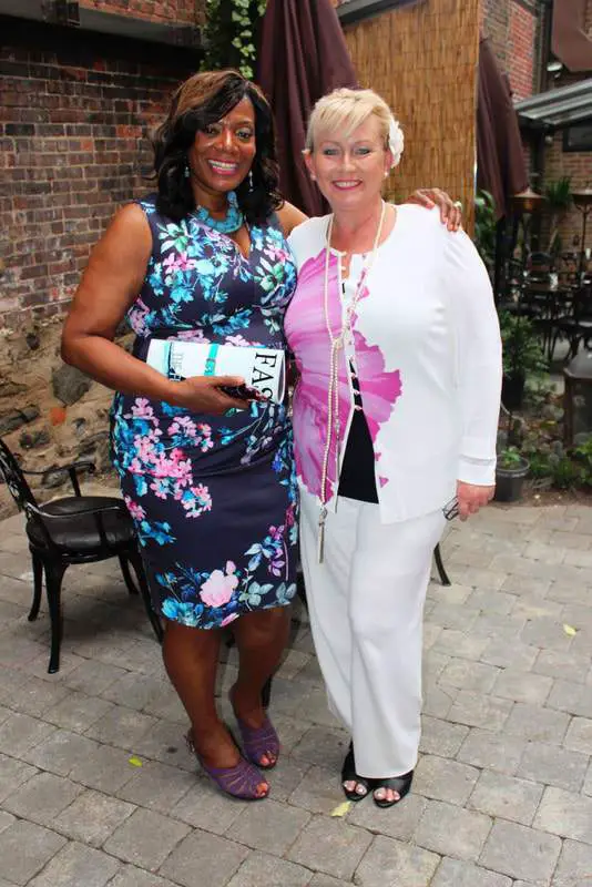 Evie Foster EIC of DeVoe Magazine with Gwen DeVoe on TheCurvyFashionista.com