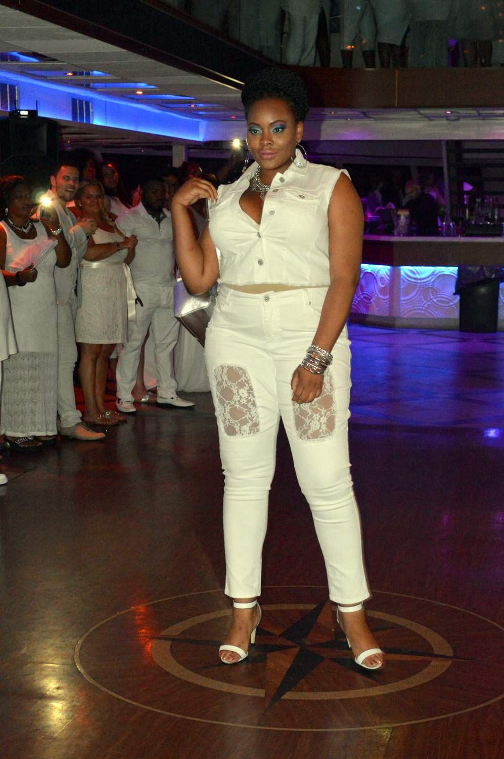 Ashley Stewart Fashion Show on the Curves at Sea All White Cruise