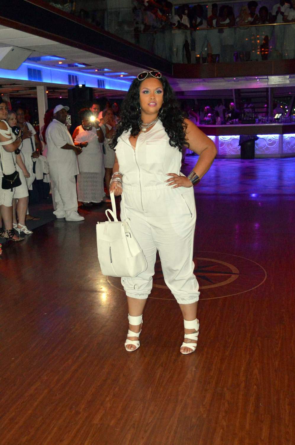 Ashley Stewart Fashion Show on the Curves at Sea All White Cruise