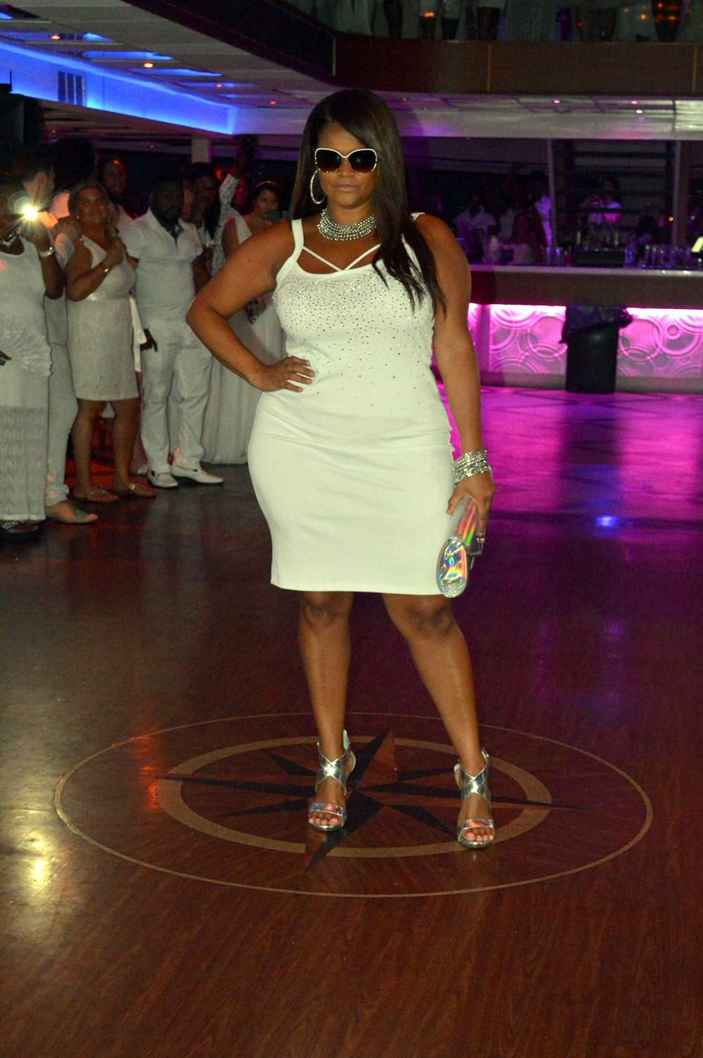 Ashley Stewart Fashion Show on the Curves at Sea All White Cruise