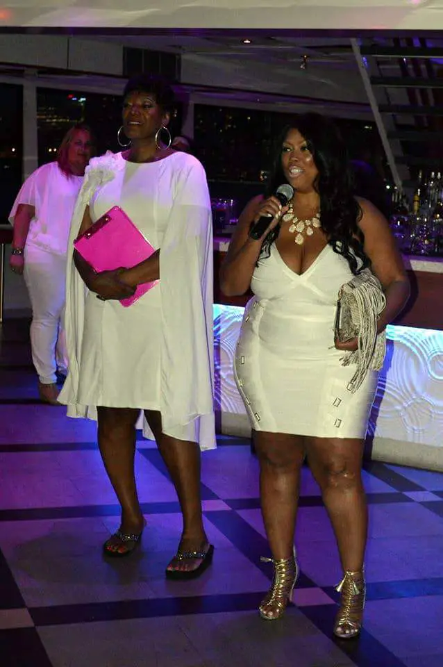 Ashley Stewart Fashion Show on the Curves at Sea All White Cruise