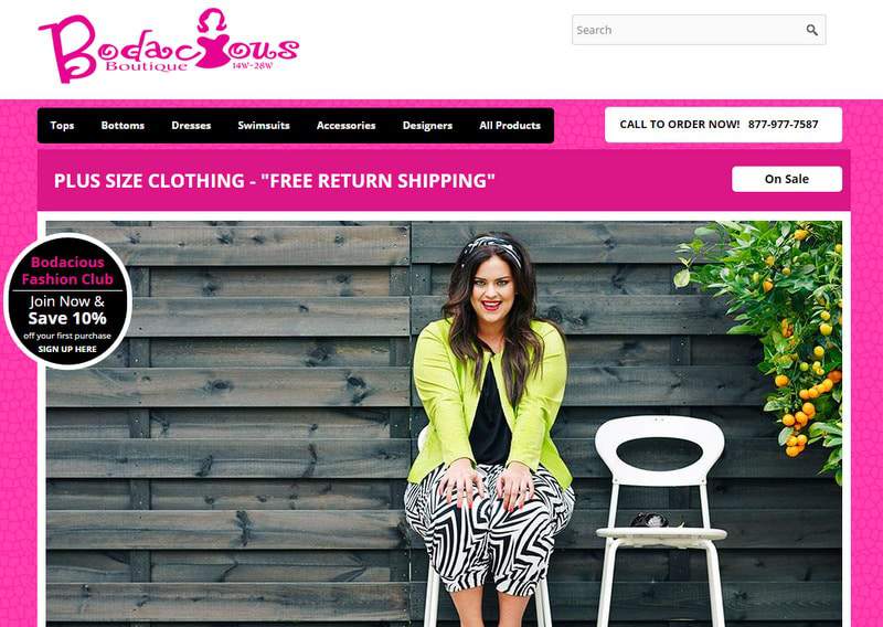 Five Plus Size Boutiques to Keep Your Eye On- Bodacious Boutique on TheCurvyFashionista.com 
