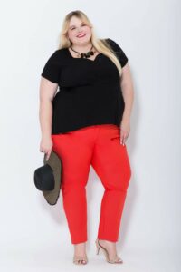 Reah Norman Models in Eloquii’s Newest Size 26/28 Look Book on The Curvy Fashionista