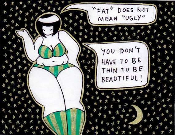 Plus Size Art: Cosmic Cuties Against Fatphobia Zine on TheCuryFashionista.com