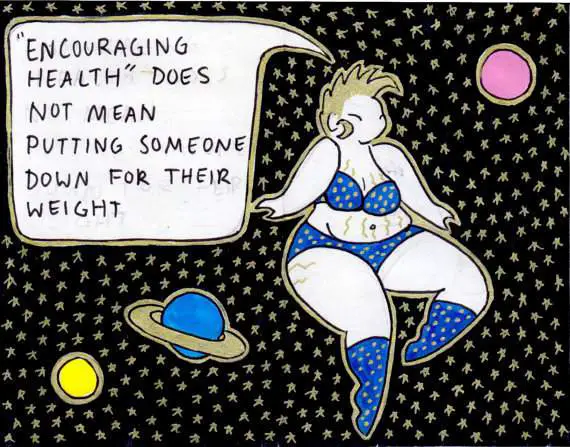 Plus Size Art: Cosmic Cuties Against Fatphobia Zine on TheCuryFashionista.com