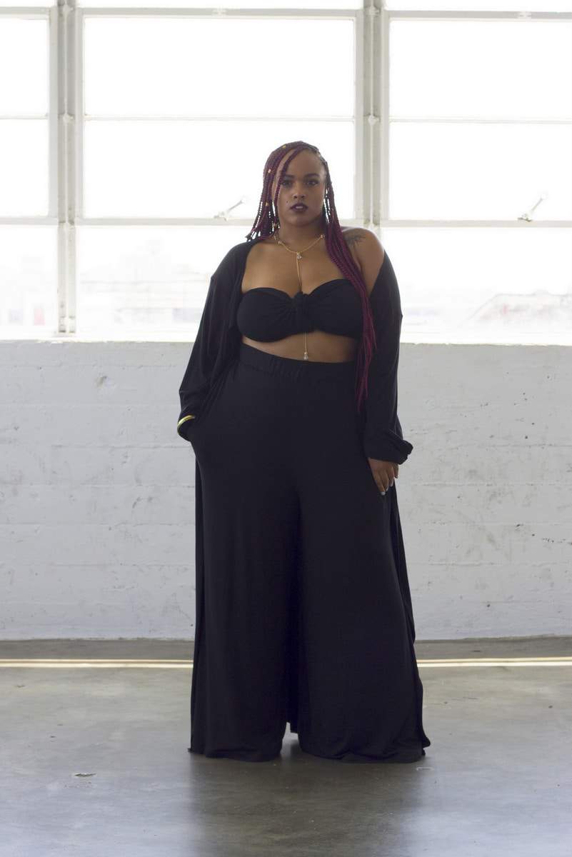 Plus Size Designer: Zelie for She Pre-Fall 2015 “Stripped” Collection on TheCurvyFashionista.com #TCFStyle