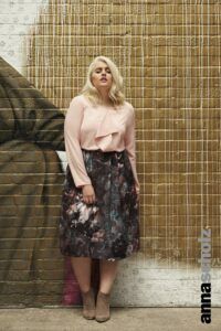 Plus Size Luxury Designer Anna Scholz Fall 2015 Collection on the Curvy Fashionista