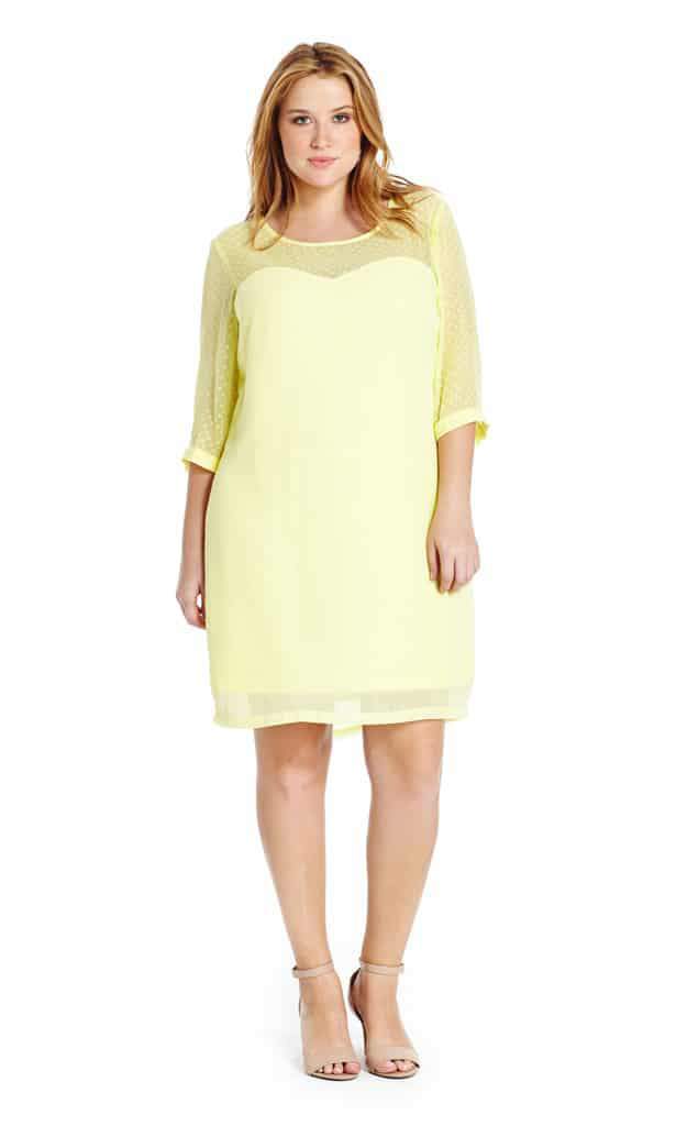 Ideeli Evening Dresses Plus Sizes Yellow