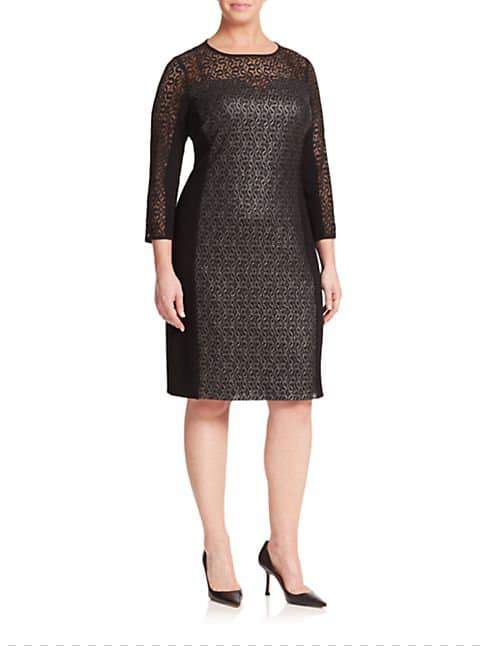 Plus SIze Luxury Designer Marina Rinaldi Fall Collection Launches at Saks Fifth Avenue