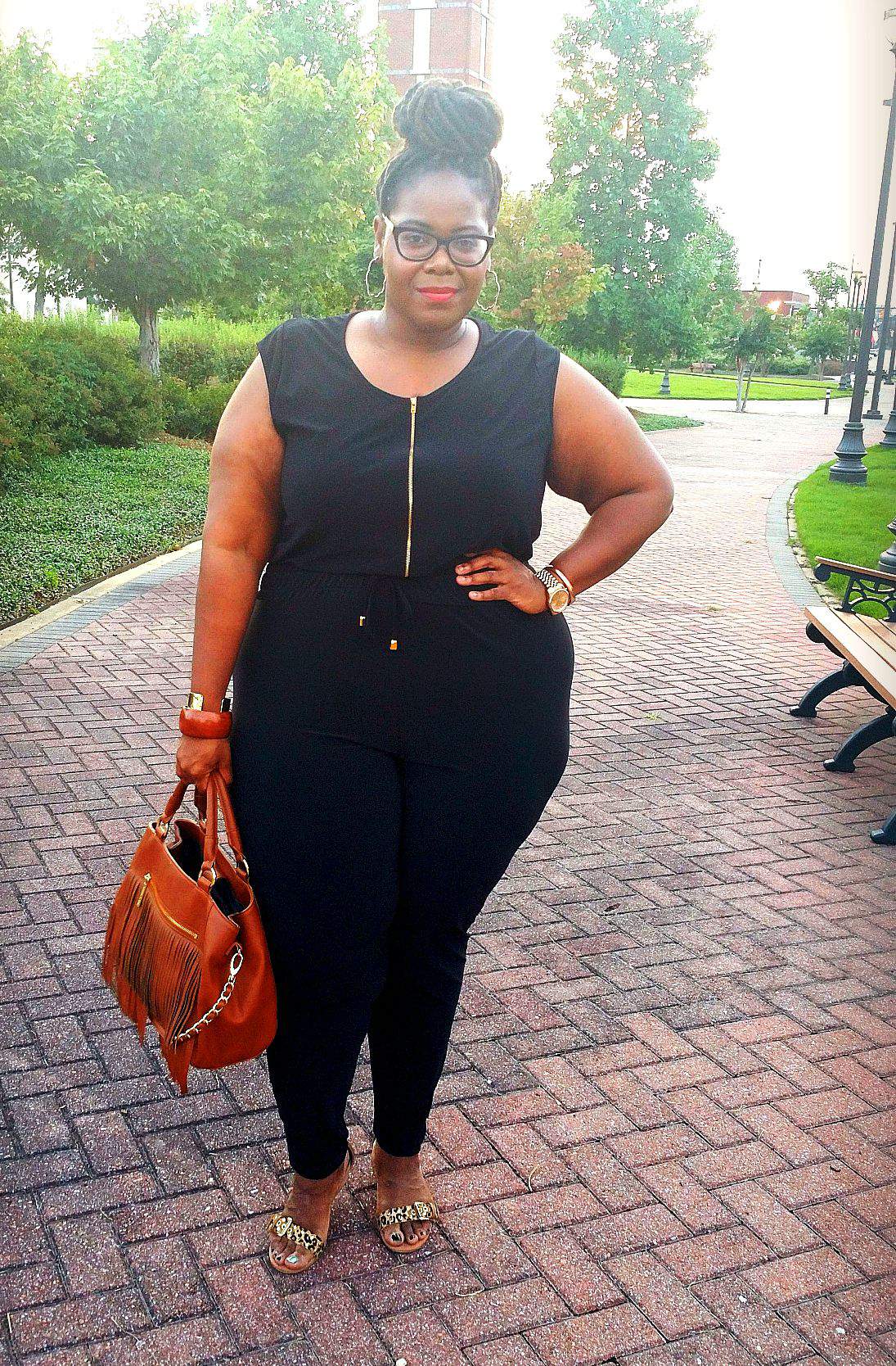 Yours Clothing Black Plus Size Jumpsuit 