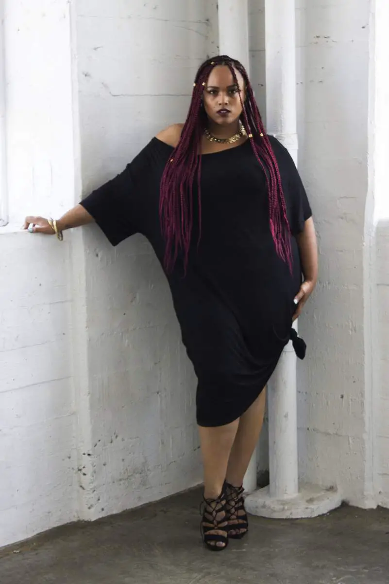 Plus Size Designer: Zelie for She Pre-Fall 2015 “Stripped” Collection on TheCurvyFashionista.com #TCFStyle