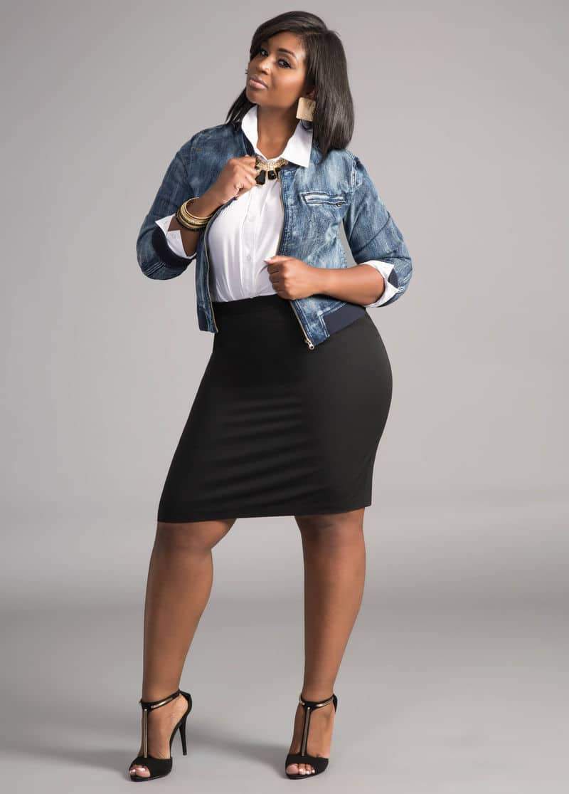 Plus Size Suiting and Wear to Work Options with Ashley Stewart on TheCurvyFashionista.com #TCFWork