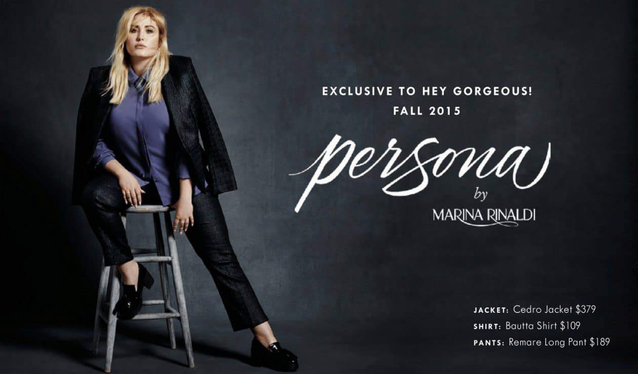 The Persona by Marina Rinaldi Look Book by Hey Gorgeous on TheCurvyFashionista.com #TCFStyle