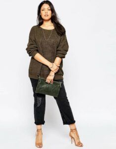 11 Must Have Plus Size Chunky Knit Sweaters on The Curvy Fashionista