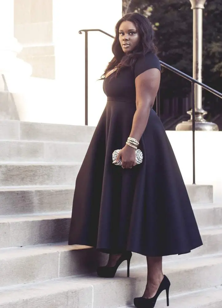 First Look Your Perfect Plus Size Little Black Dress with