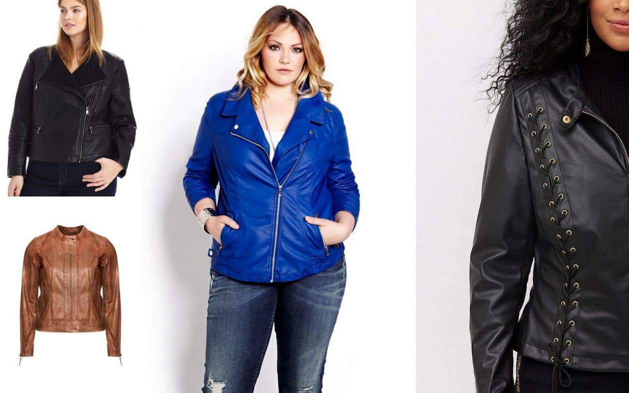 Plus Size Leather Coats to Help You Keep Your Cool