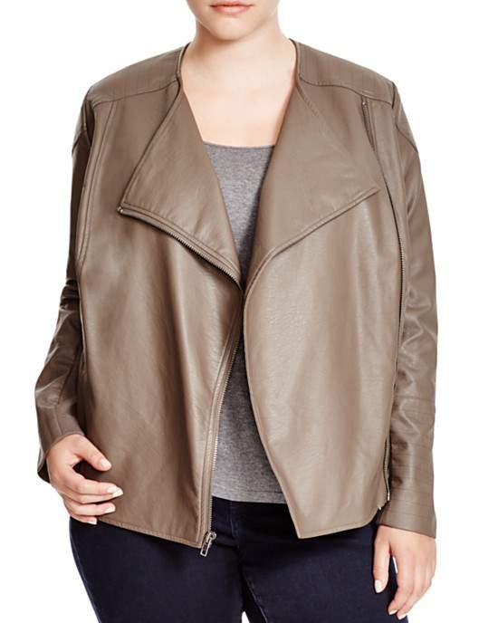 Irene Faux Leather Jacket