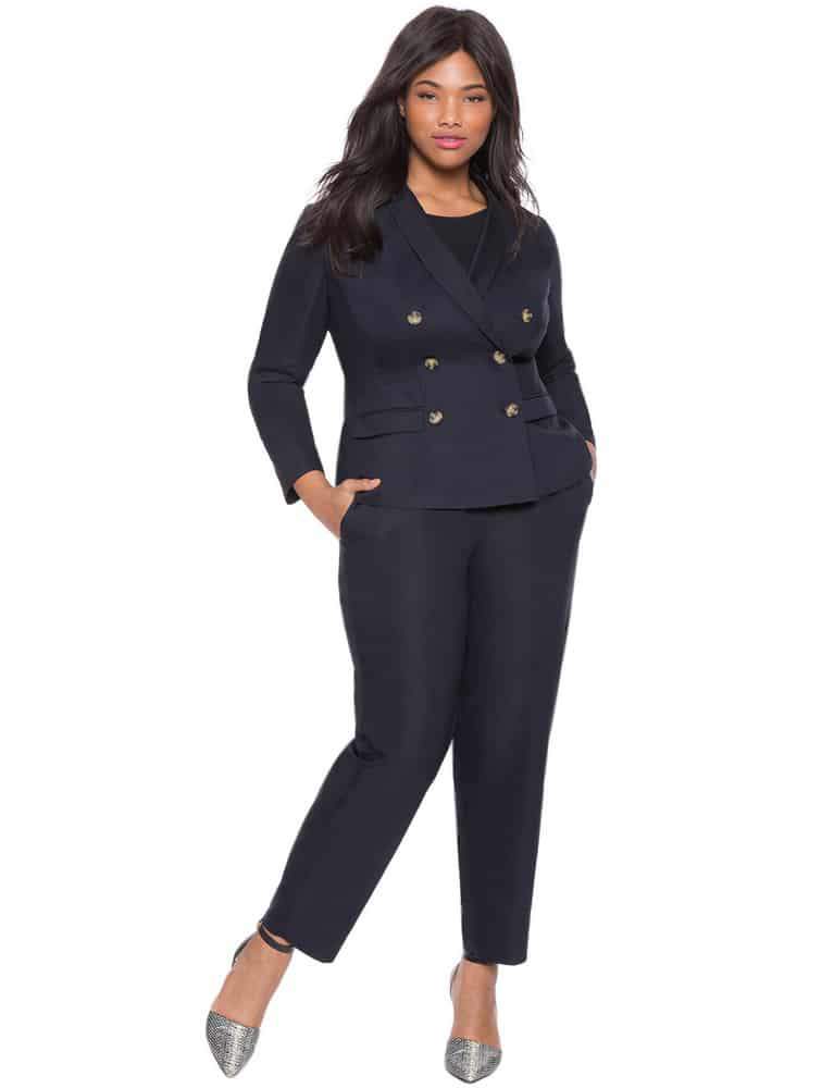 Plus size discount career pant suits