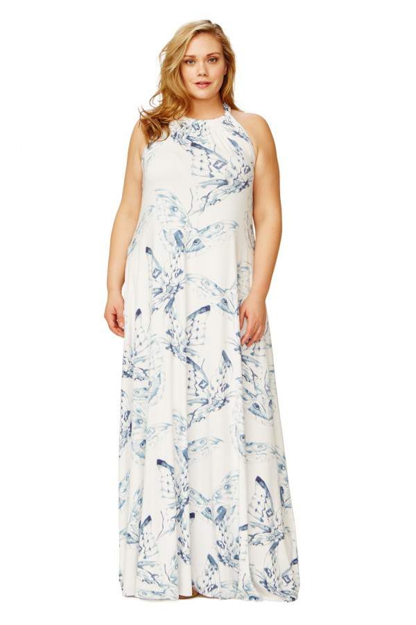 Renee Dress in Eclipse Mariposa Print