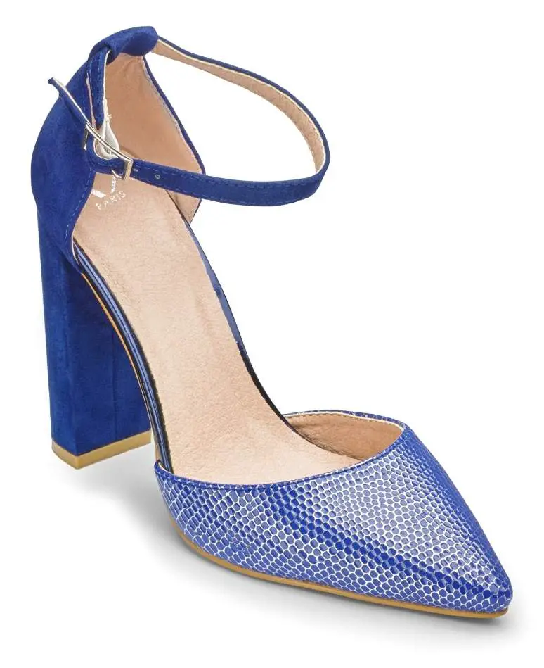 Blue heels sales wide width