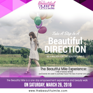 Marie Denee from The Curvy Fashionista participates in the Beautiful Mile
