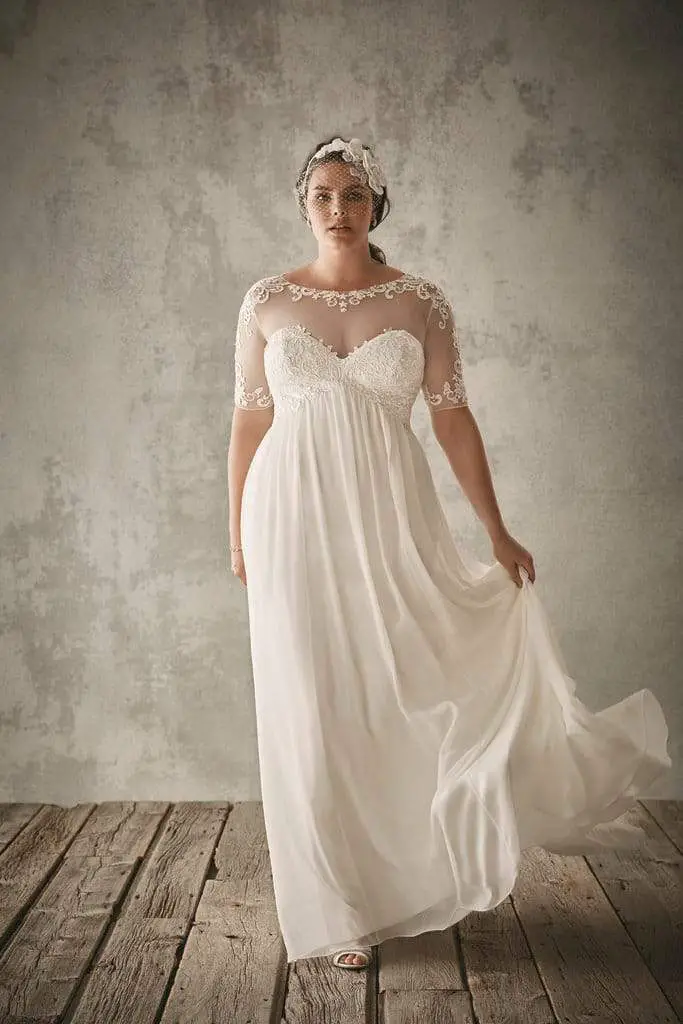 For the Plus Size Bride Oleg Cassini for David s Bridal