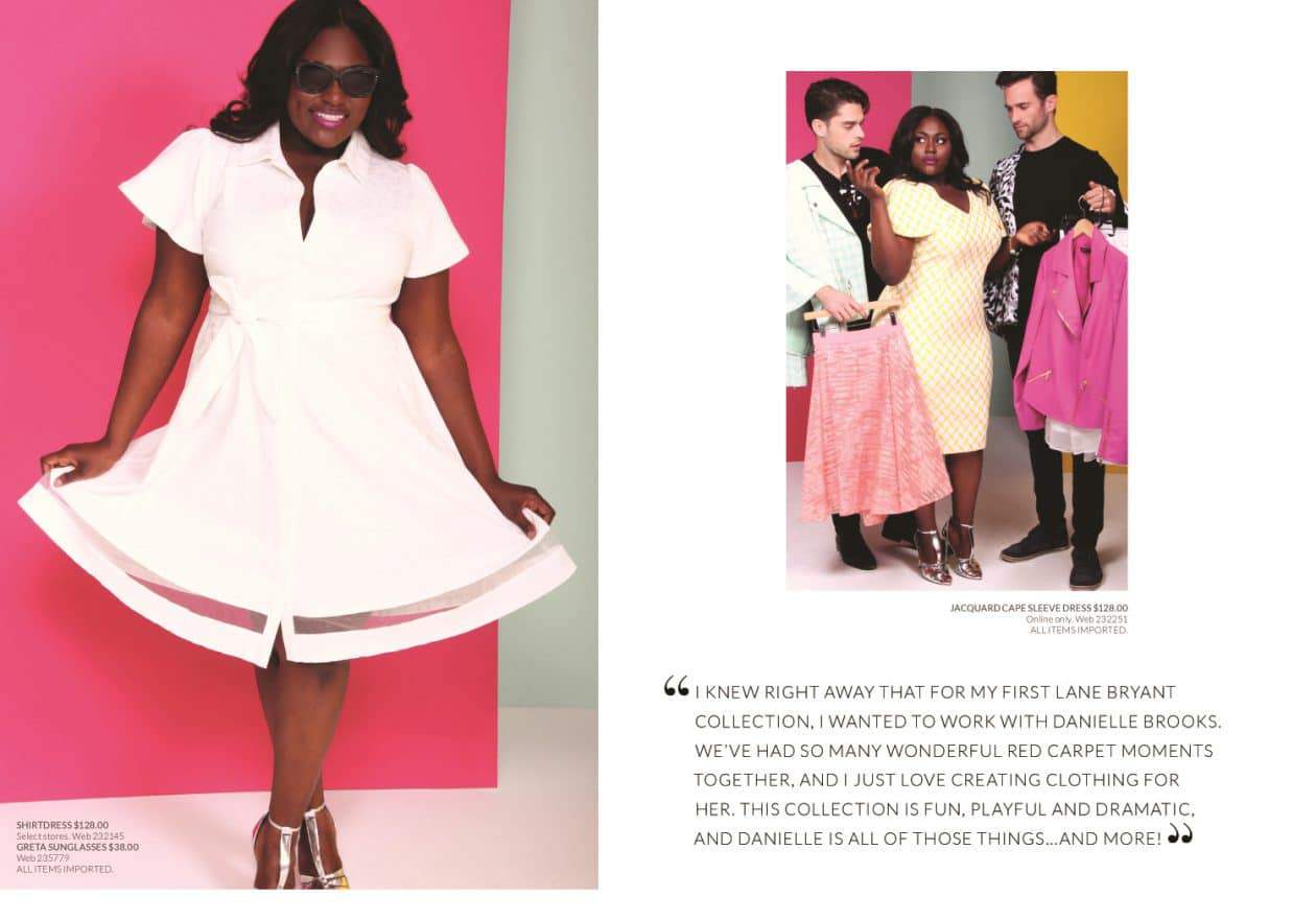 Christian Siriano for Lane bryant featuring Danielle Brooks 