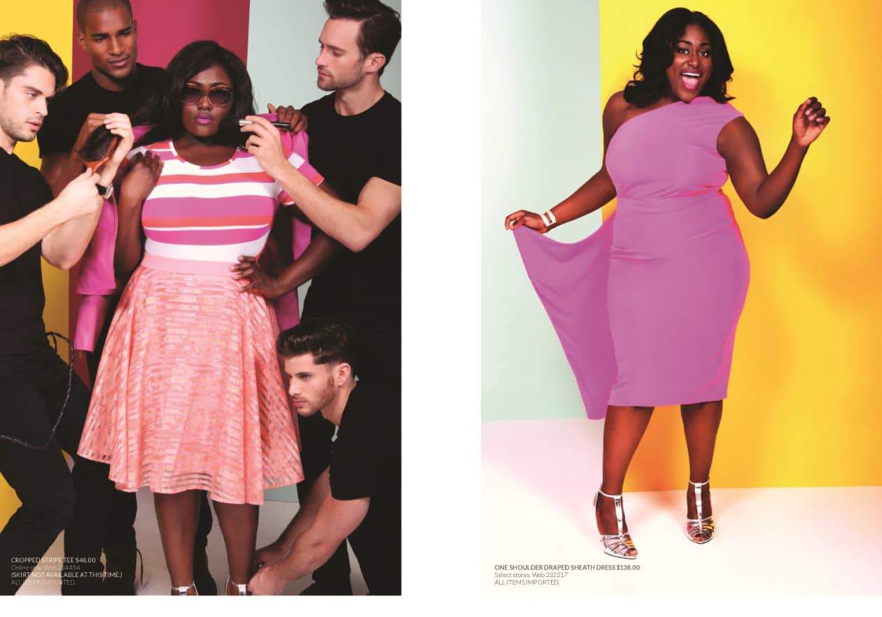 Christian Siriano for Lane bryant featuring Danielle Brooks 