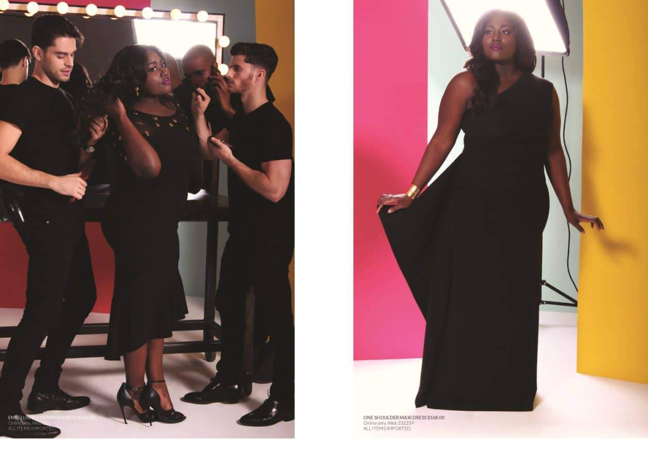 Christian Siriano for Lane bryant featuring Danielle Brooks 