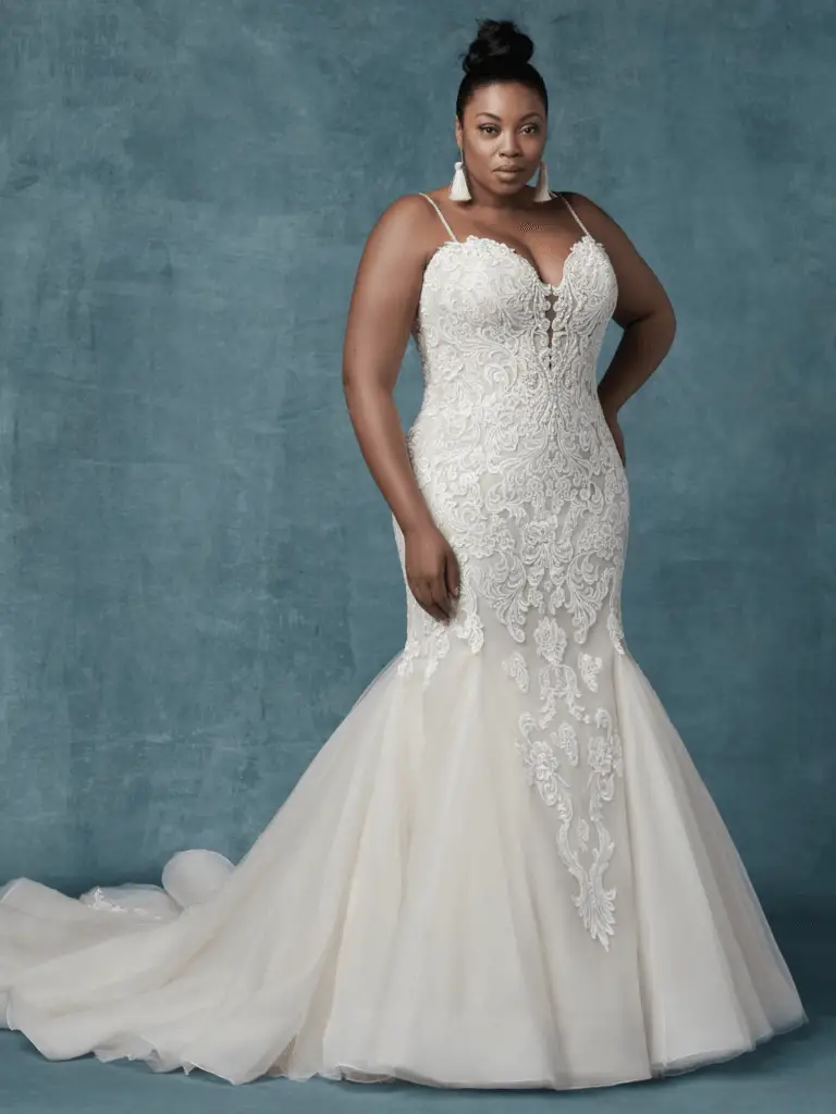 Wedding dress shops for hotsell plus size near me