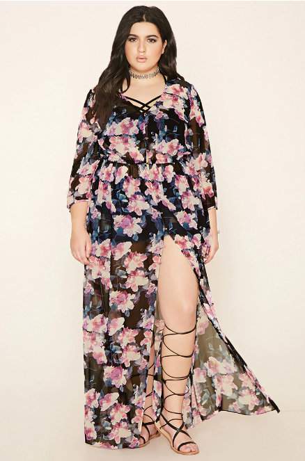 Plus Size Floral Maxi Dress at Forever21.com