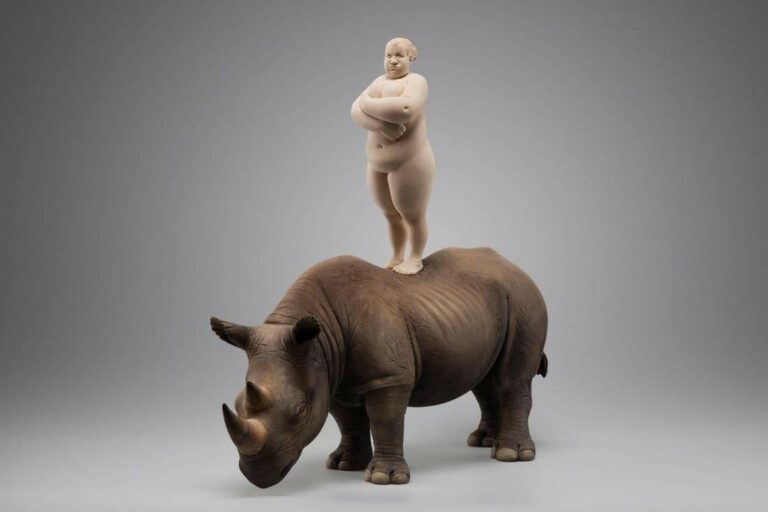 Matthias Verginer- Plus Size Art Titans of the Savannah