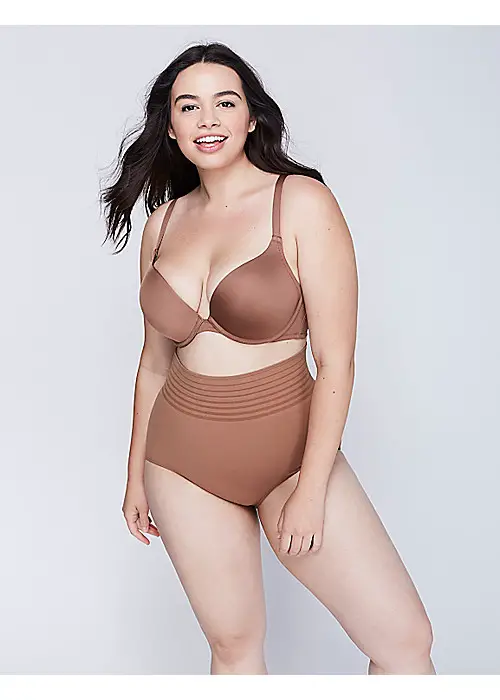 Smooth Boost Plunge Bra at LaneBryant