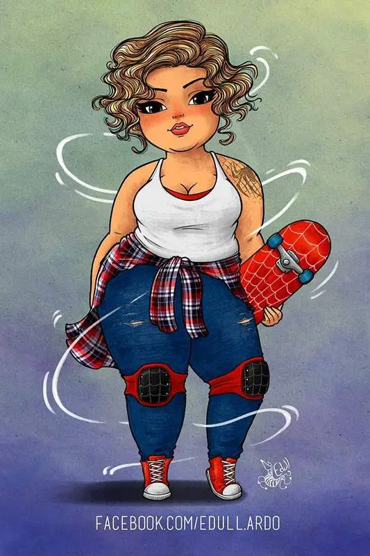 Plus Size Art Spotlight- Power by Edull 