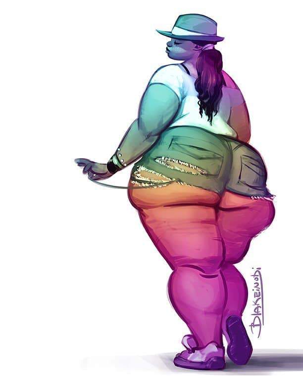 Blake Inobi plus size art