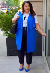 Plus Size Blogger spotlight Darlene of Suits Heels and Curves