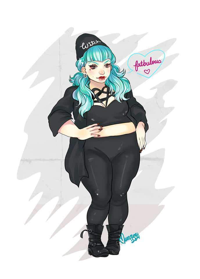 Plus Size Art- Munrou Illustrations