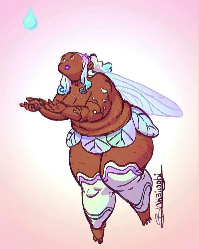 Plus Size Art Spotlight on Blake Inobi- Plus Size Fairies and Mermaids