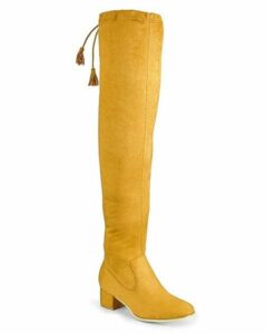 Sole Diva Over The Knee Wide Calf Boots at Simply Be
