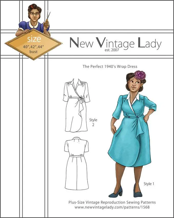 Plus size 2025 vintage sewing patterns