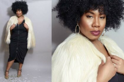 Plus Size Blogger Kelly Augustine Fashions her Own Holiday Lookbook
